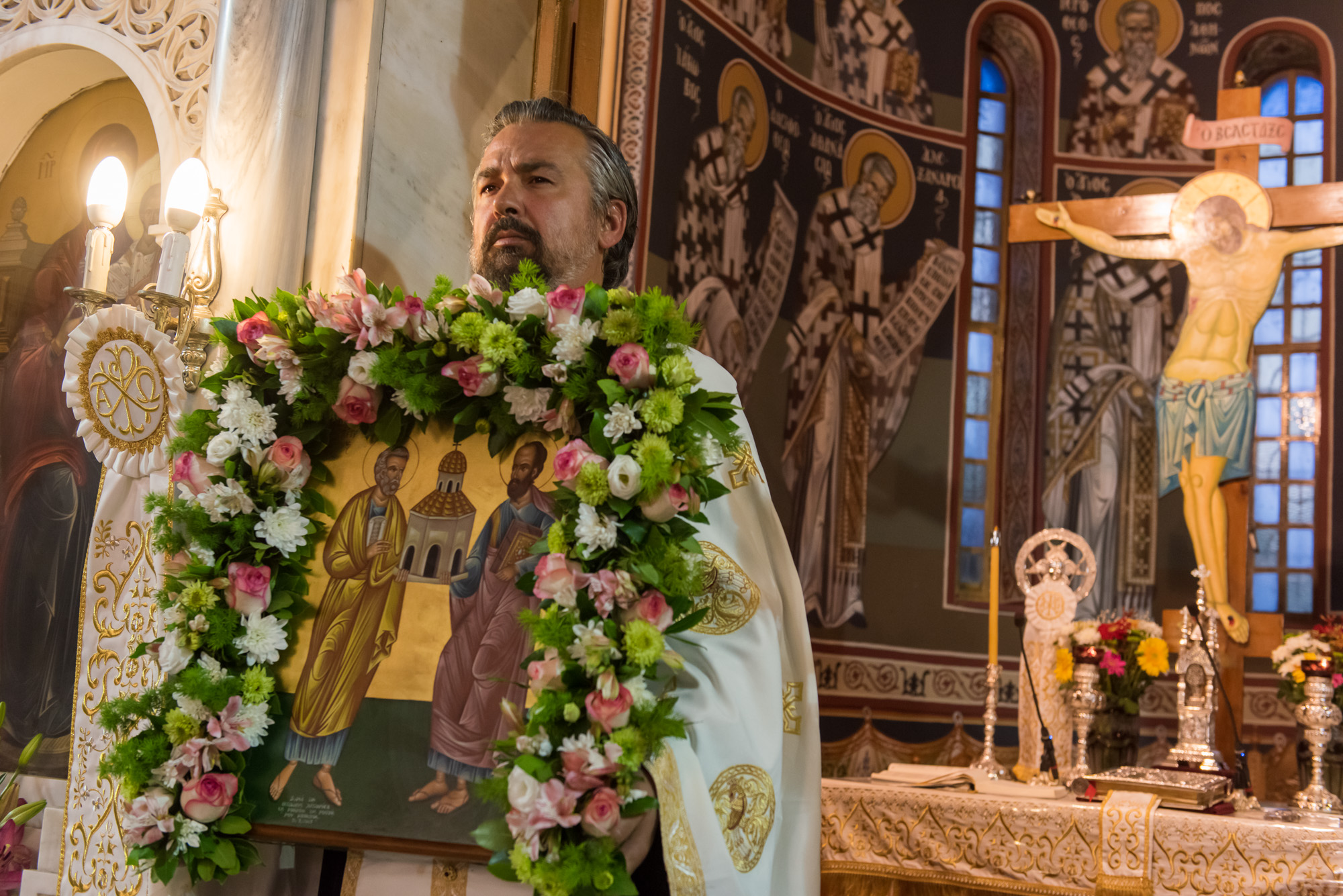 ΠΑΝΗΓΥΡΙΚΟΣ ΕΣΠΕΡΙΝΟΣ ΣΤΟΝ ΙΕΡΟ ΝΑΟ ΑΓΙΩΝ ΑΠΟΣΤΟΛΩΝ ΠΕΤΡΟΥ ΚΑΙ ΠΑΥΛΟΥ ΥΜΗΤΤΟΥ